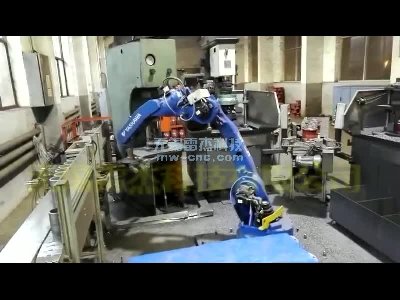 工业机器人自动上下料-群钻孔-关节机器